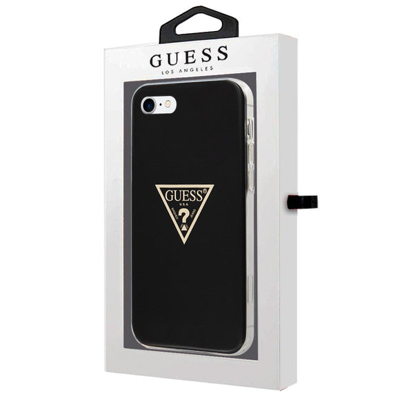 GUESS - Capa para iPhone 6/7/8/SE2020 Preto com Logo freeshipping - TechPlace