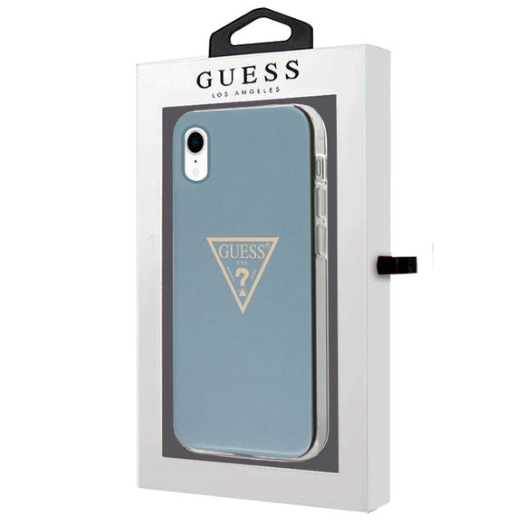 GUESS - Capa para iPhone XR Azul com Logo freeshipping - TechPlace