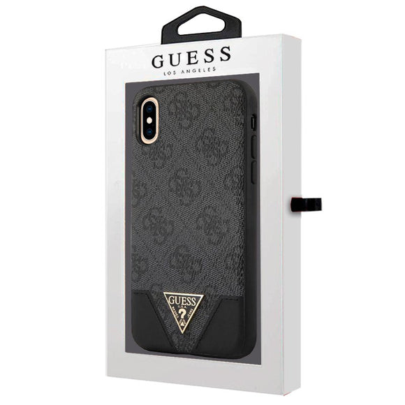 GUESS - Capa para iPhone XS Max em Tecido Preto freeshipping - TechPlace