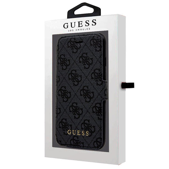 GUESS - Capa para iPhone 7 / 8 / SE2020 Livro em Tecido Preto freeshipping - TechPlace